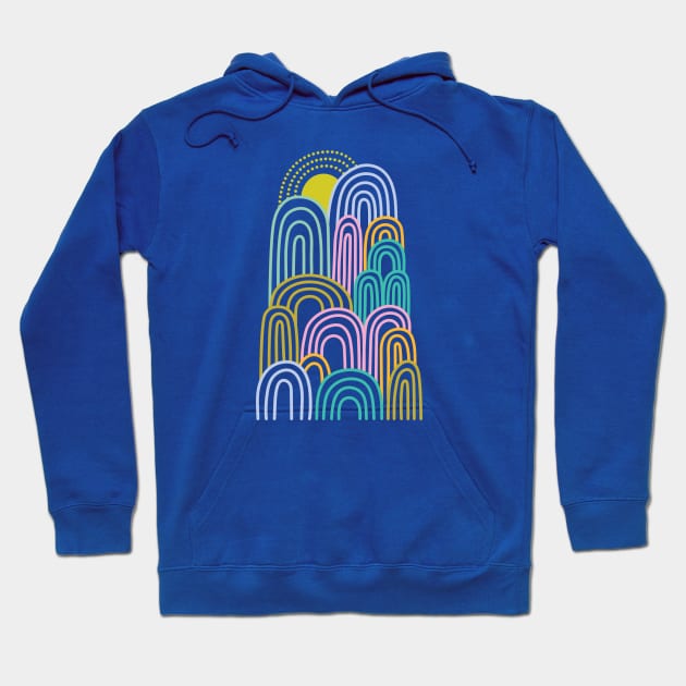 Rainbow empire Hoodie by Elizabeth Olwen